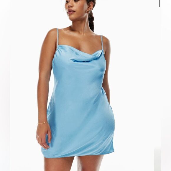 Aritzia Wilfred Cowl Neck Slip Dress - Picture 2 of 5